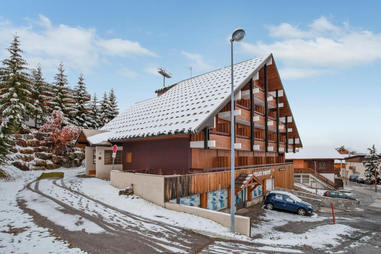 Appartement Spacieux L'Alpe D'Huez, Balcon Exterior foto